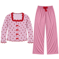 Pyjama HerBeauty Rose avec bandeau et brosse