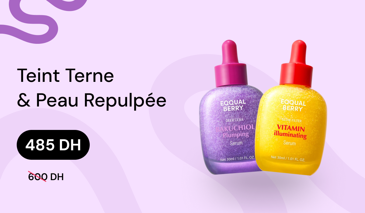Teint terne & peau repulpée