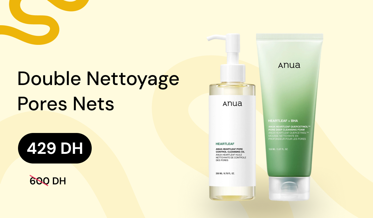 Double nettoyage pores nets